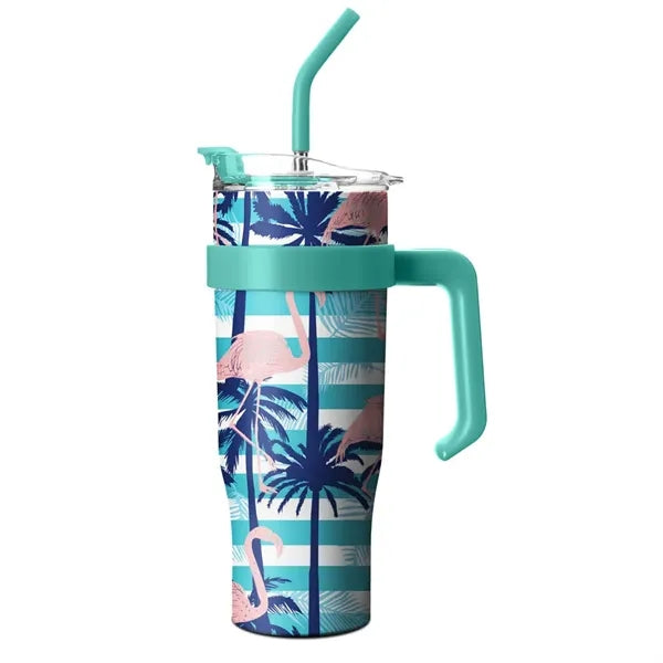 40oz Straw Cup w/ Handle (Free Sample)