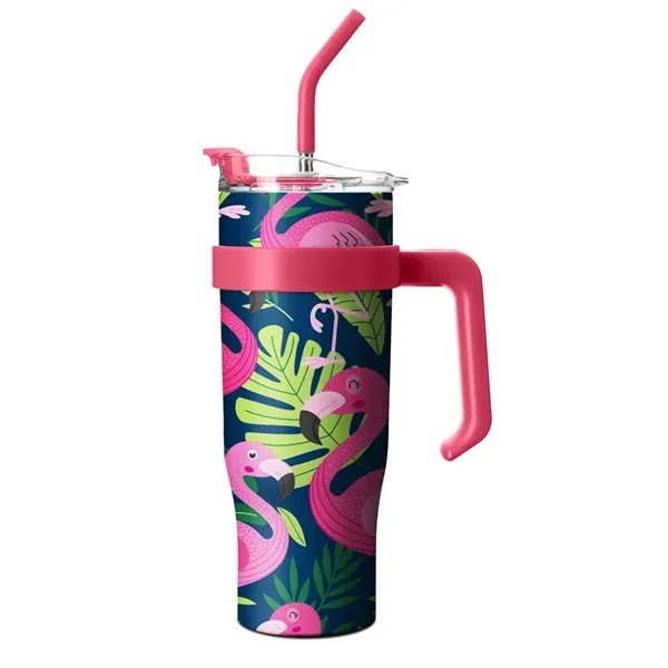 40oz Straw Cup w/ Handle (Free Sample)