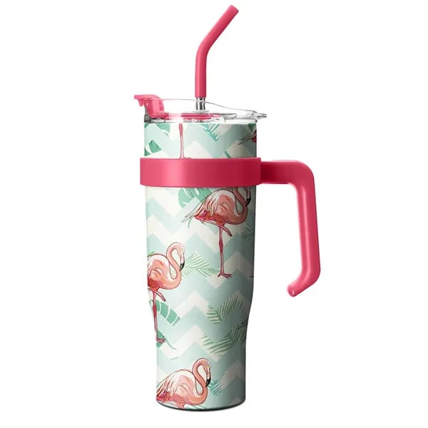 40oz Straw Cup w/ Handle (Free Sample)