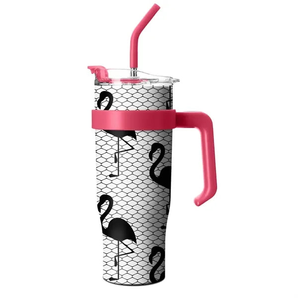40oz Straw Cup w/ Handle (Free Sample)