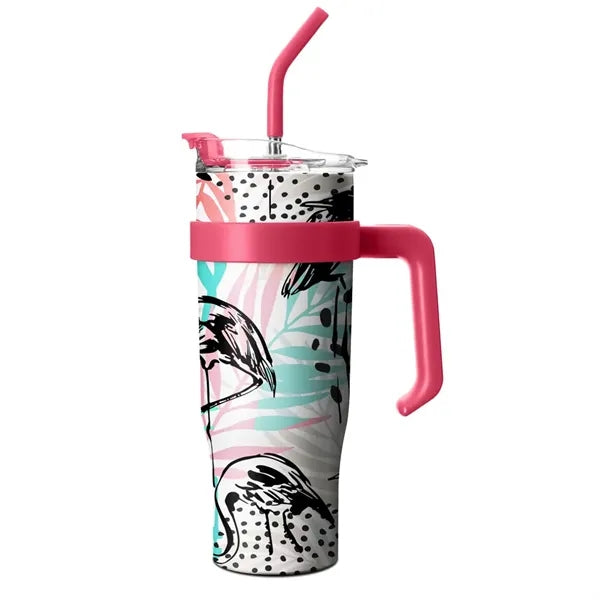 40oz Straw Cup w/ Handle (Free Sample)