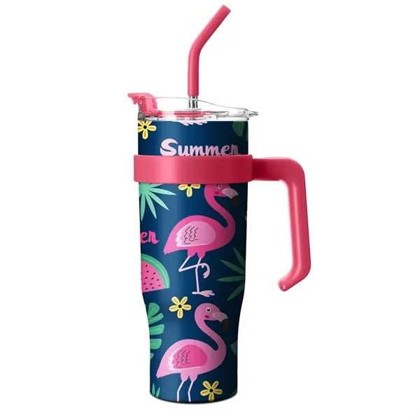 40oz Straw Cup w/ Handle (Free Sample)