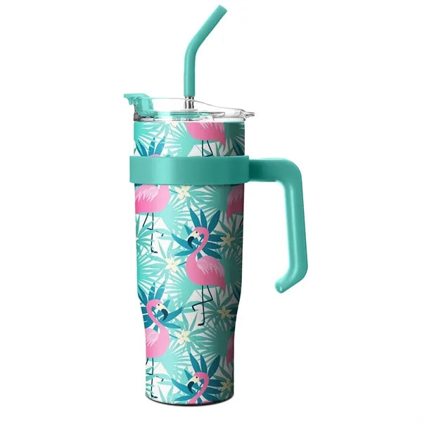40oz Straw Cup w/ Handle (Free Sample)