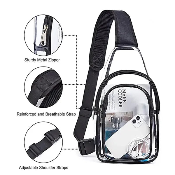 PVC Clear Sling Bag