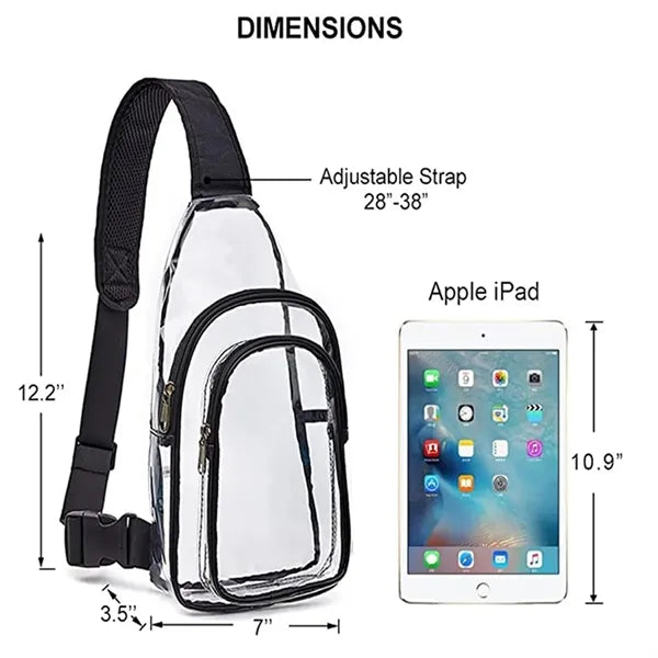 PVC Clear Sling Bag