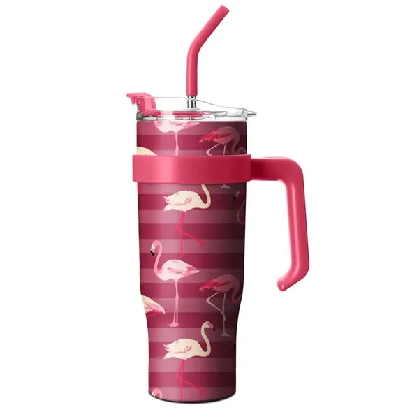 40oz Straw Cup w/ Handle (Free Sample)