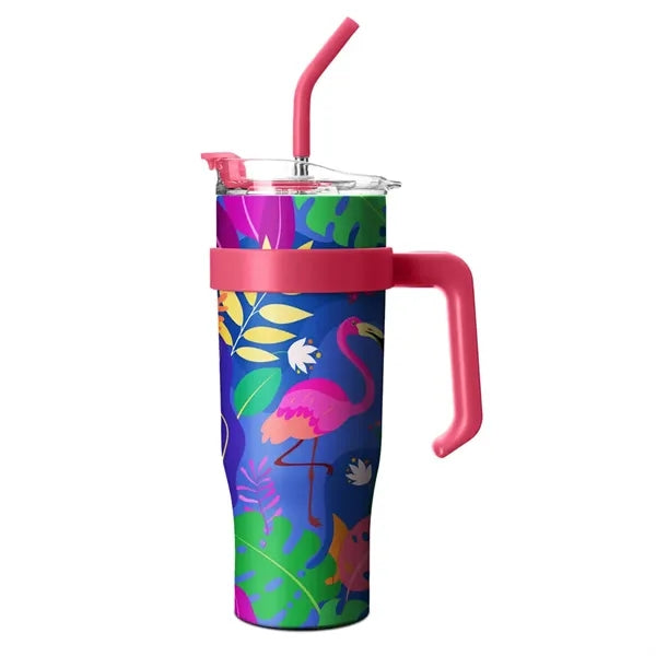 40oz Straw Cup w/ Handle (Free Sample)