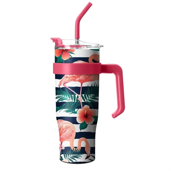 40oz Straw Cup w/ Handle (Free Sample)