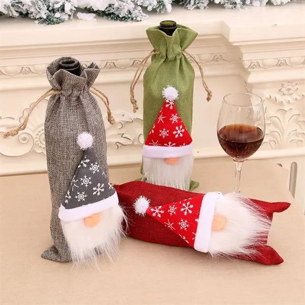 Christmas Sweater Wine Bottle Covers
