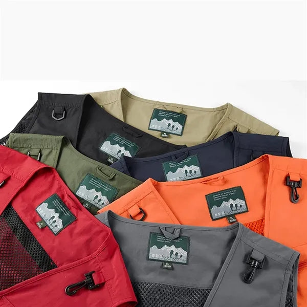 Multi-Pocket Men's Vest