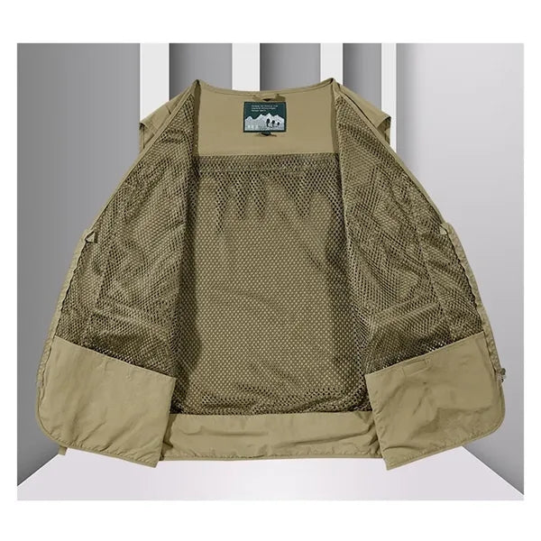 Multi-Pocket Men's Vest
