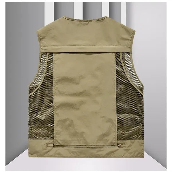 Multi-Pocket Men's Vest