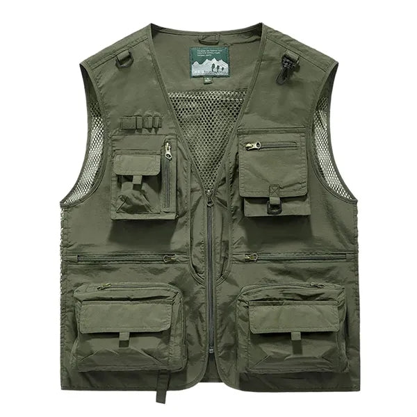Multi-Pocket Men's Vest