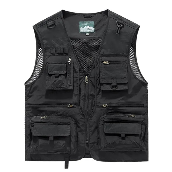 Multi-Pocket Men's Vest