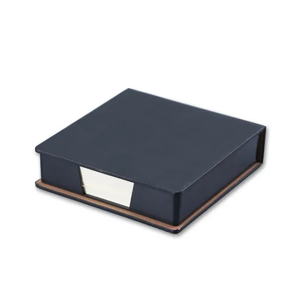 PU Leather Non Sticky Notepad Box