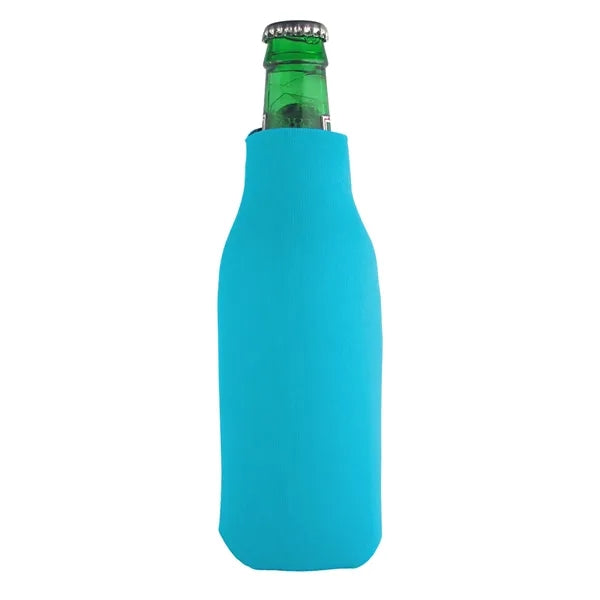 Neoprene Zipper Beer Bottle Insulated Cover