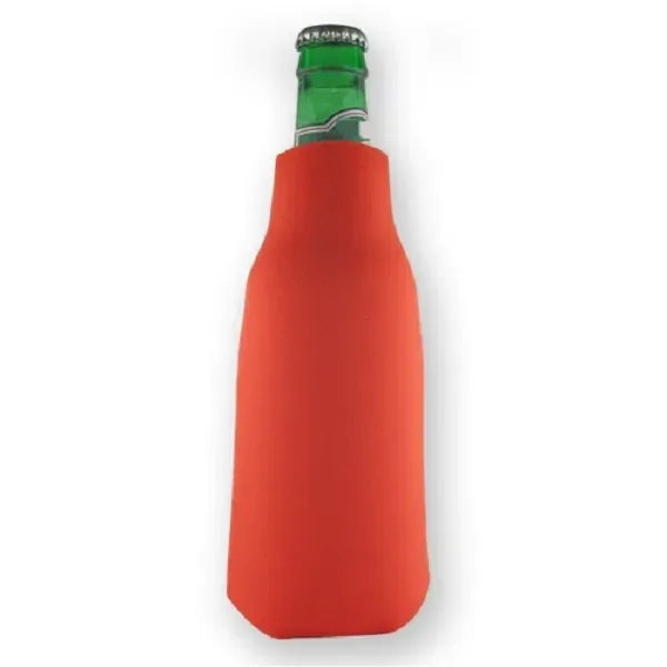 Neoprene Zipper Beer Bottle Insulated Cover