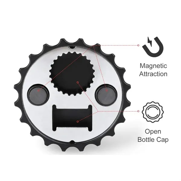 Logo Magnetic Beer Cap Bottle Openers