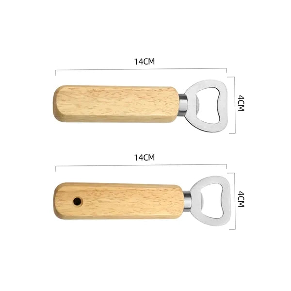 Wooden Classic Corkscrew Bottle Opener