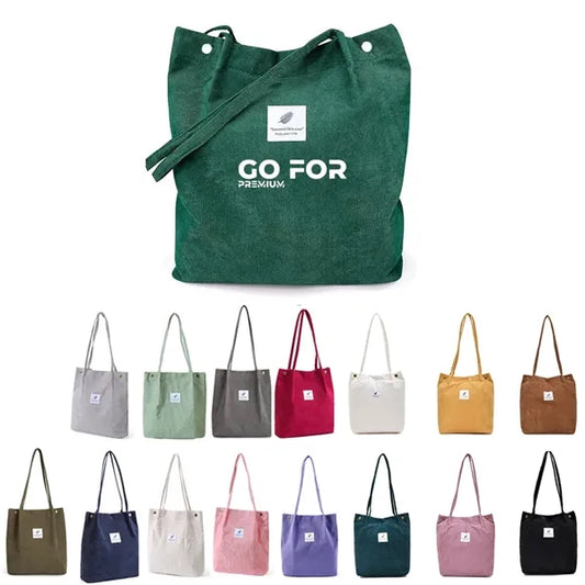 Corduroy Totes Bag