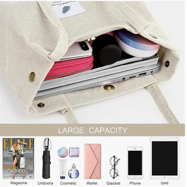 Corduroy Totes Bag