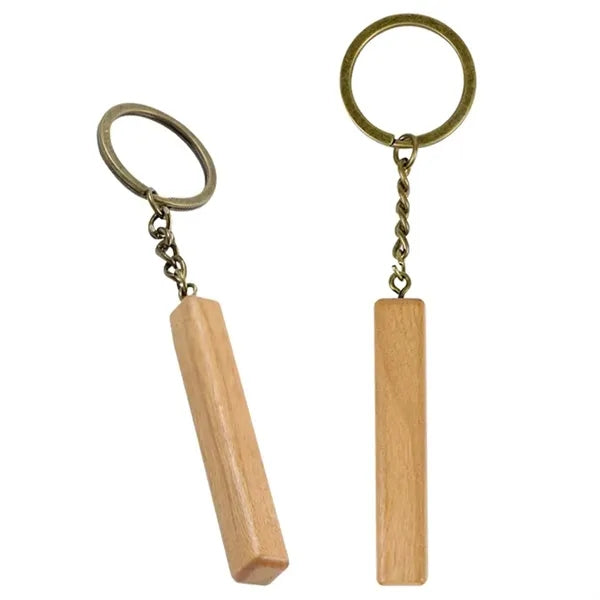 Wooden Stick Keychain