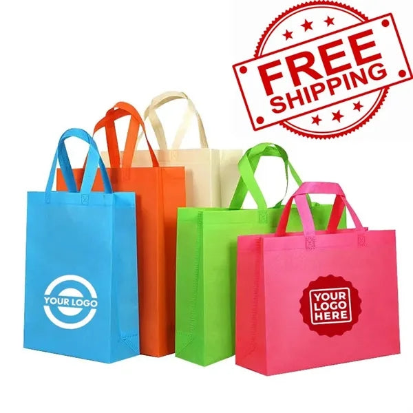Holiday Gift Non Woven Tote Bag with Handles