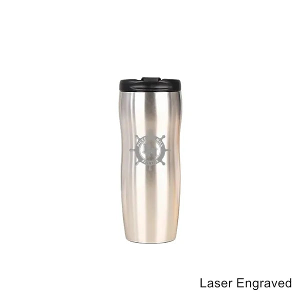 17 oz Vacuum Stainless Steel Travel Coffee Mug Screw Cap