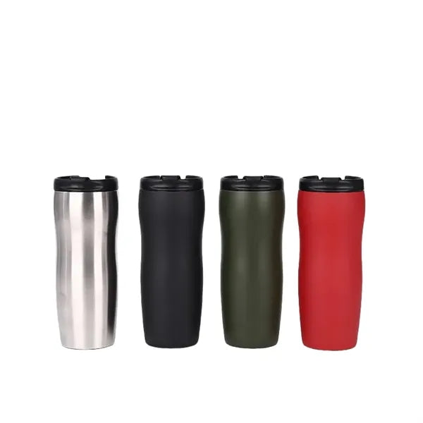17 oz Vacuum Stainless Steel Travel Coffee Mug Screw Cap