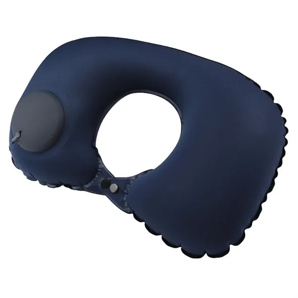 Self Pump U Shaped Foldable Neck Pillow