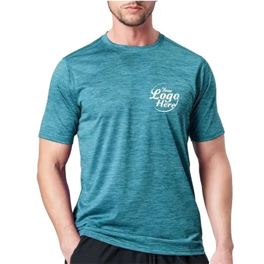 Polyester Quick Dry Mens Print T Shirts