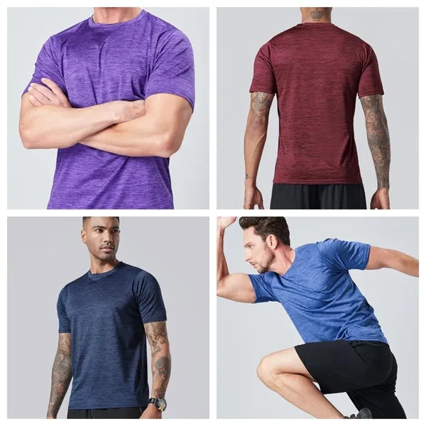 Polyester Quick Dry Mens Print T Shirts