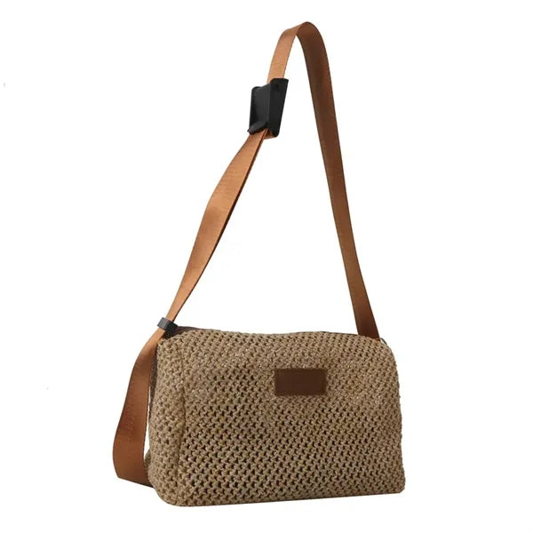 Woven Straw Tote Bag