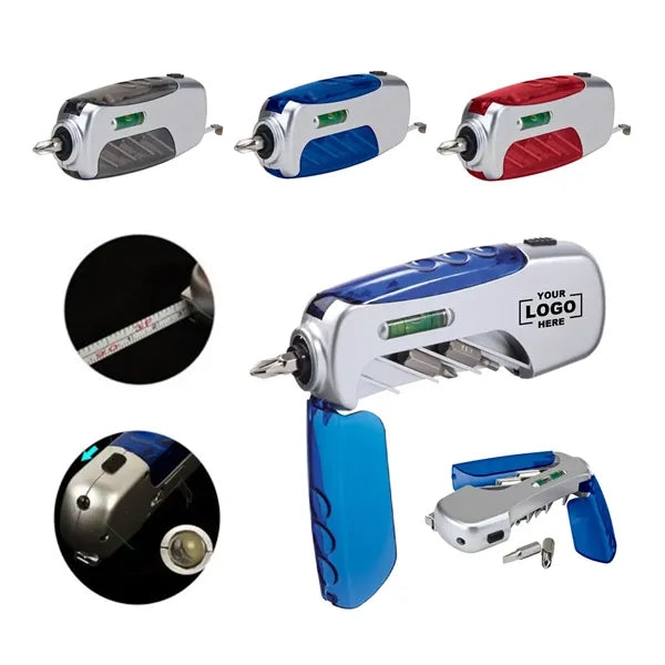 Deluxe Multitool Screwdriver Set with LED Flashlight