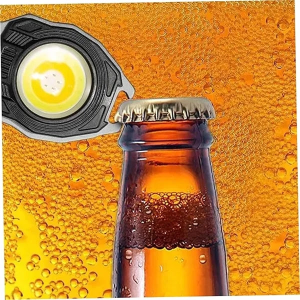 Mini COB Keychain Flashlight Multifunction