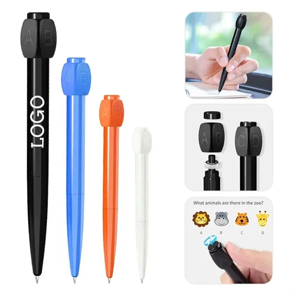 ABS ABCD Rotation Cap Help Decision Making Anti Stress Pen
