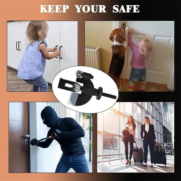 Portable Door Lock Home Security Hotel Travel Safety