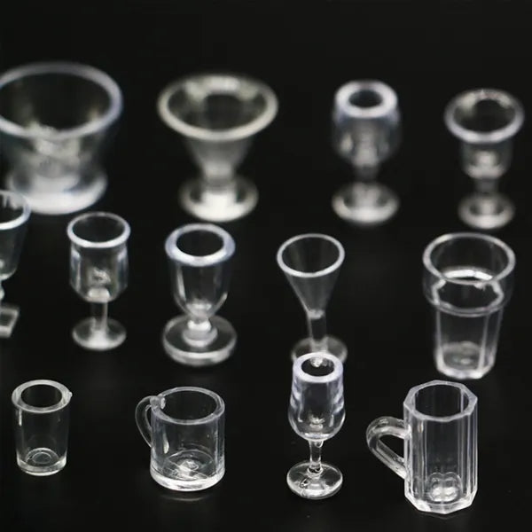 Plastic Miniature Dollhouse Cup