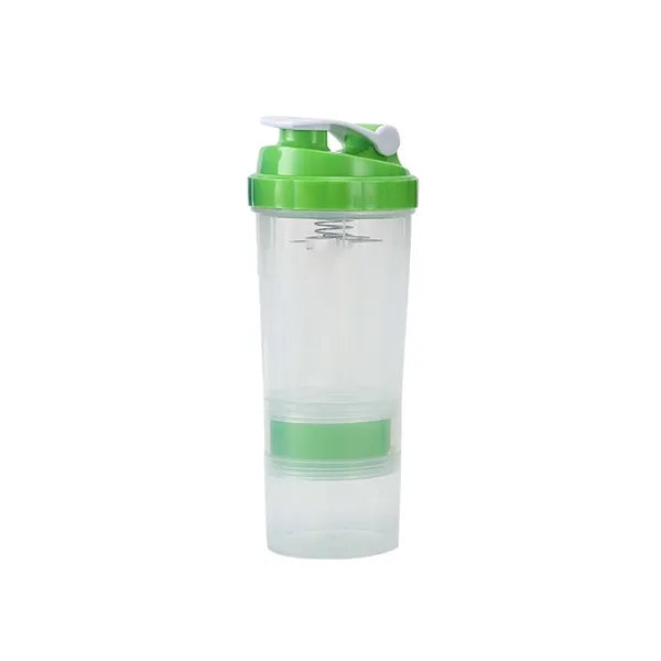 500ml Triple Protein Powder Spring Mesh Fitness Shaker Cup