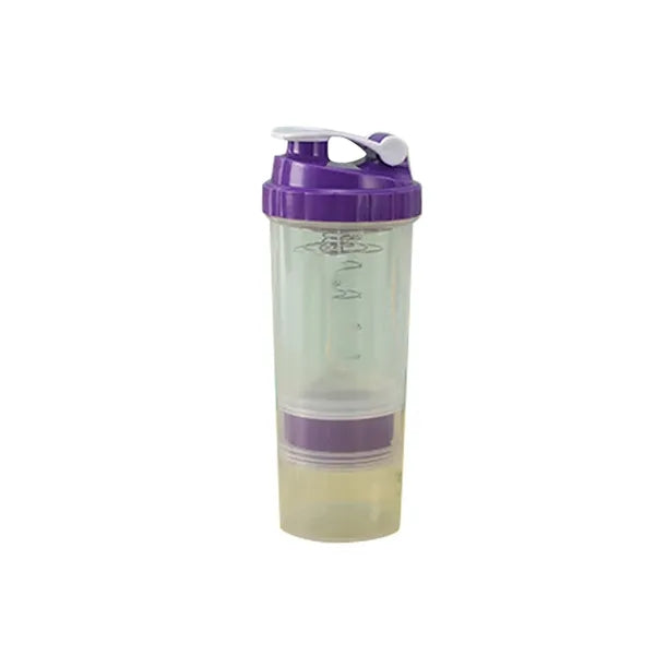500ml Triple Protein Powder Spring Mesh Fitness Shaker Cup