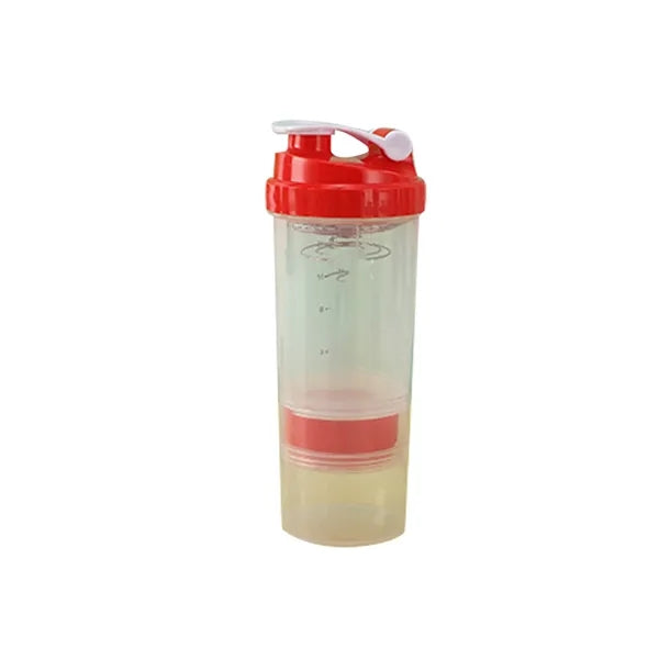 500ml Triple Protein Powder Spring Mesh Fitness Shaker Cup