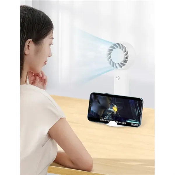 Portable Handheld USB Rechargeable 3 Speeds Adjustable Fan