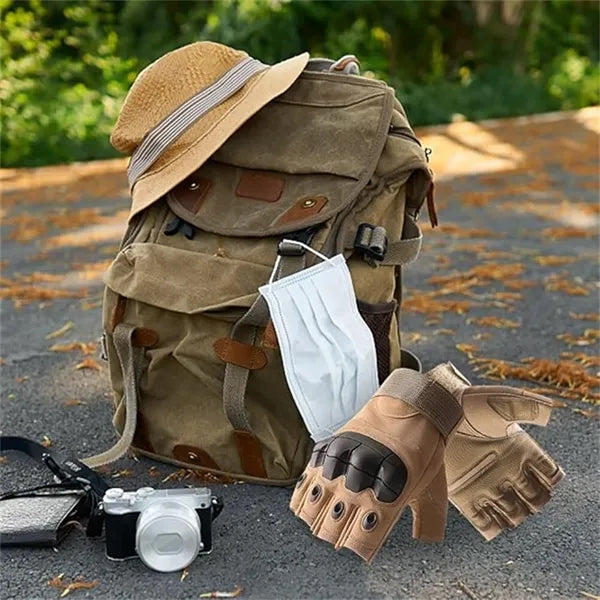 Fingerless Gloves for Outdoor Sports Motorcycle