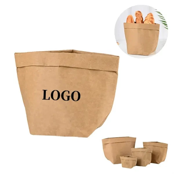 Natural Washable kraft paper bag