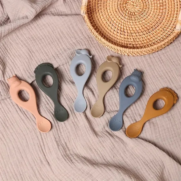 Silicone Chew Spoon Set for Babies and Toddlers - Safety