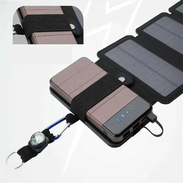 Portable Solar Charger with USB Outputs