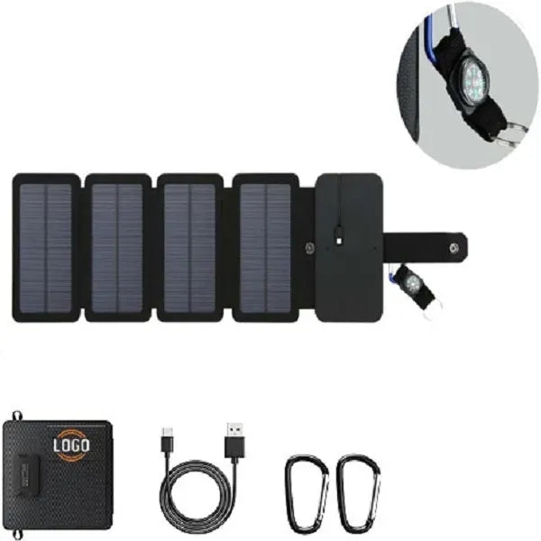 Portable Solar Charger with USB Outputs