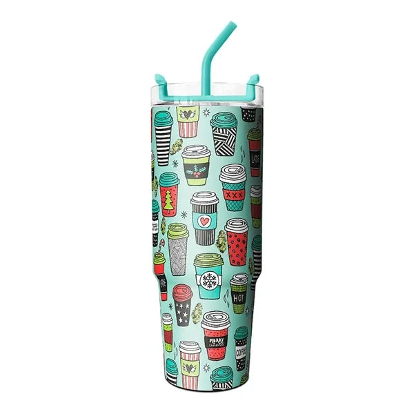 Christmas 30oz Tumbler w/ Straw Lid (Free Sample)