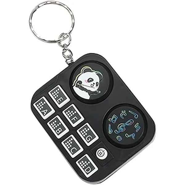 Mini Instrument Keychain DJ Disc Player Cute Music Game