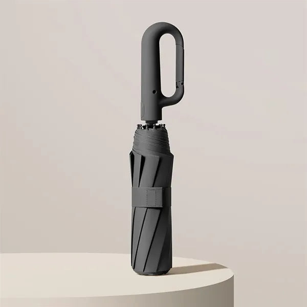 Dual Purpose Sunshade/Umbrella With Locking Clasp